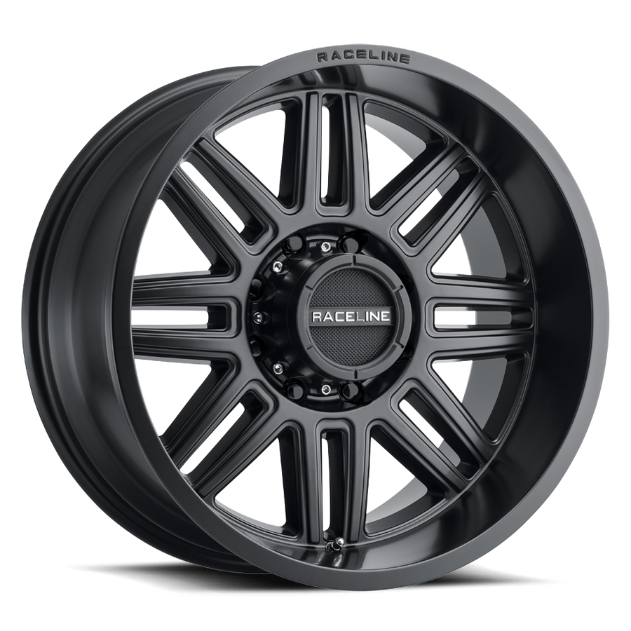 Raceline SPLIT SATIN BLACK 17X9 8X165.1 -12mm