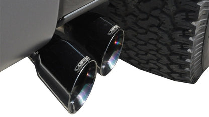Corsa Performance 11-13 Ford F-150 EcoBoost 3.5L V6 Black Sport Cat-Back Exhaust 0W2HE