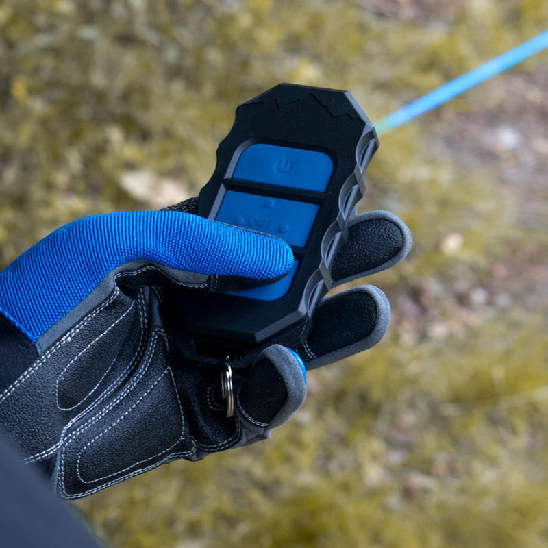 Borne Off-Road 12K Winch - Blue Synthetic Rope BNWN-12-SBL