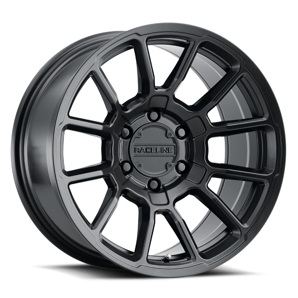 Raceline GAUGE SATIN BLACK 15X8 6X139.7 -24mm