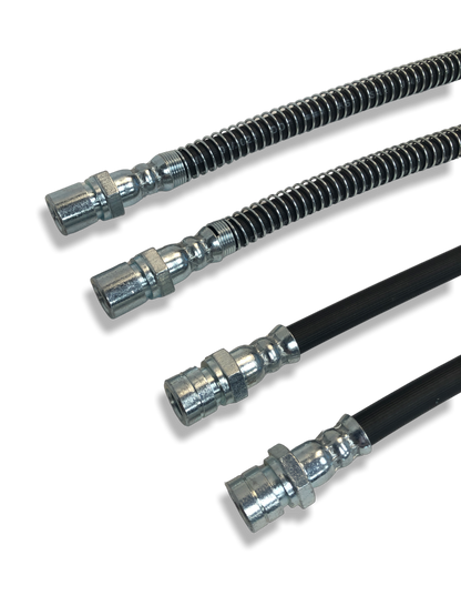 PMB Performance DirectFit Rubber Brake Lines - Set of 4 - 1990-95 Porsche 968/944S2