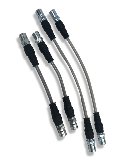 PMB Performance DirectFit Stainless-Steel Brake Lines - Set of 4 - 1990-95 Porsche 968/944S2