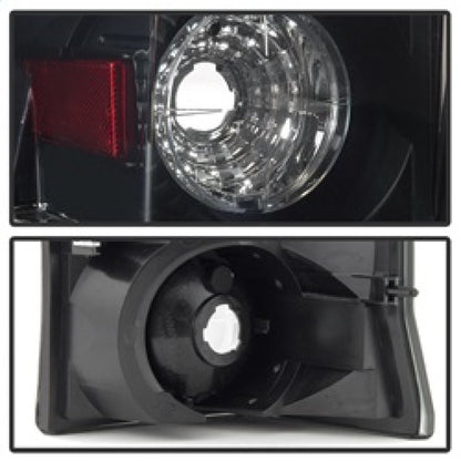 Spyder Cadillac Escalade 02-06 Euro Tail Lights Black Smoke ALT-YD-CE02-BSM 5084378