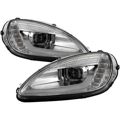 SPYDER Apex Series 05-13 Chevrolet C6 Corvette Hi Powered LED Module Headlights 5087942