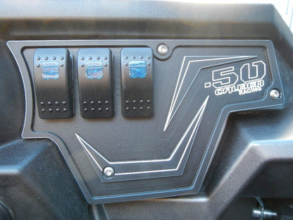 XP 1000 6 Switch Dash Panel (Only) Black