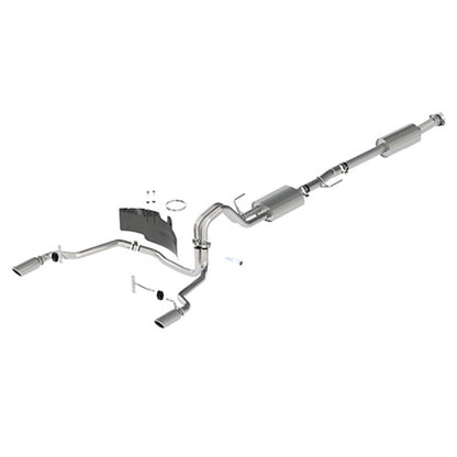 Ford Racing 21-22 F-150 2.7L/3.5L/5.0L Rear Exit Sport Exhaust - Chrome Tips M-5200-FSCR