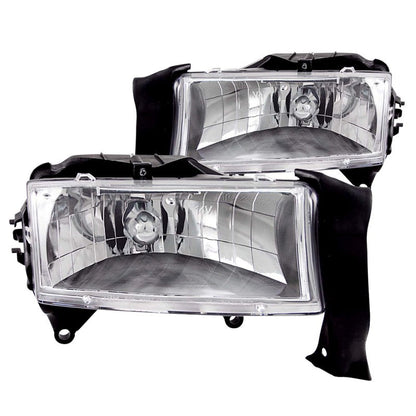 Anzo 1997-2004 Dodge Dakota Crystal Headlights Chrome