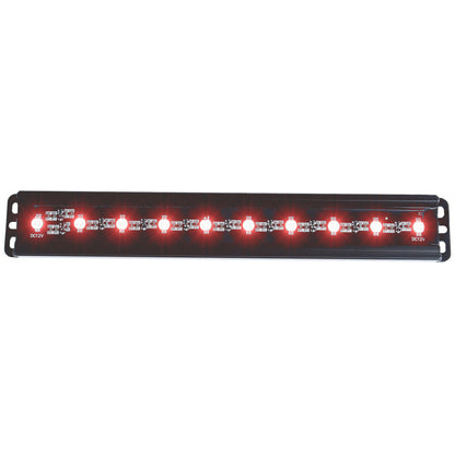 Anzo Universal 12in Slimline LED Light Bar (Red)