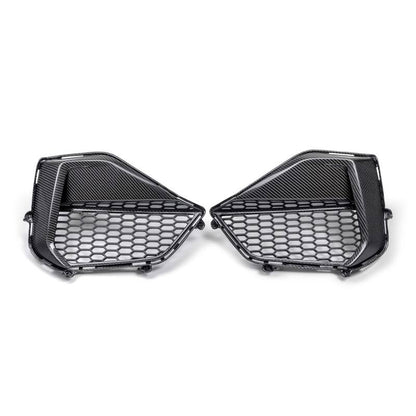 Anderson Composites 2024 Ford Mustang GT Carbon Fiber Front Bumper Inserts AC-FBI24FDMUGT