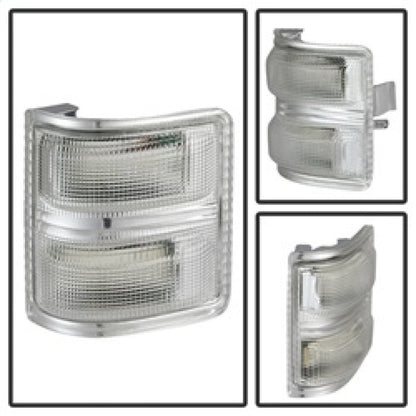 SPYDER xTune Ford Superduty 08-14 F250-F550 Amber LED Mirror Signal Lens - Clear ACC-LED-FDSD08-MR-C 9924736