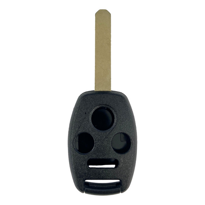 Honda 4 Button Remote Head Key Shell 2005-2013 w/ Chip Slot