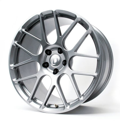 Forgeline SE1 Performance Wheel Set - 2012-2016 BMW M5 Front: 20 x 9.5 - Rear: 20 x 10.5 - Silver - Dinan Center Cap - F10