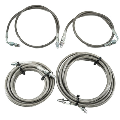 Front & Rear Brake Line Replacement Kit For 92-95 Honda Civic w/rear disc