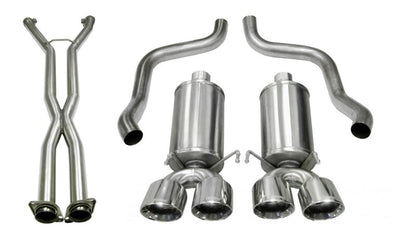 Corsa Performance 2.5" Dual Rear Exit Cat-Back Exhaust System with Twin 3.5" Tips