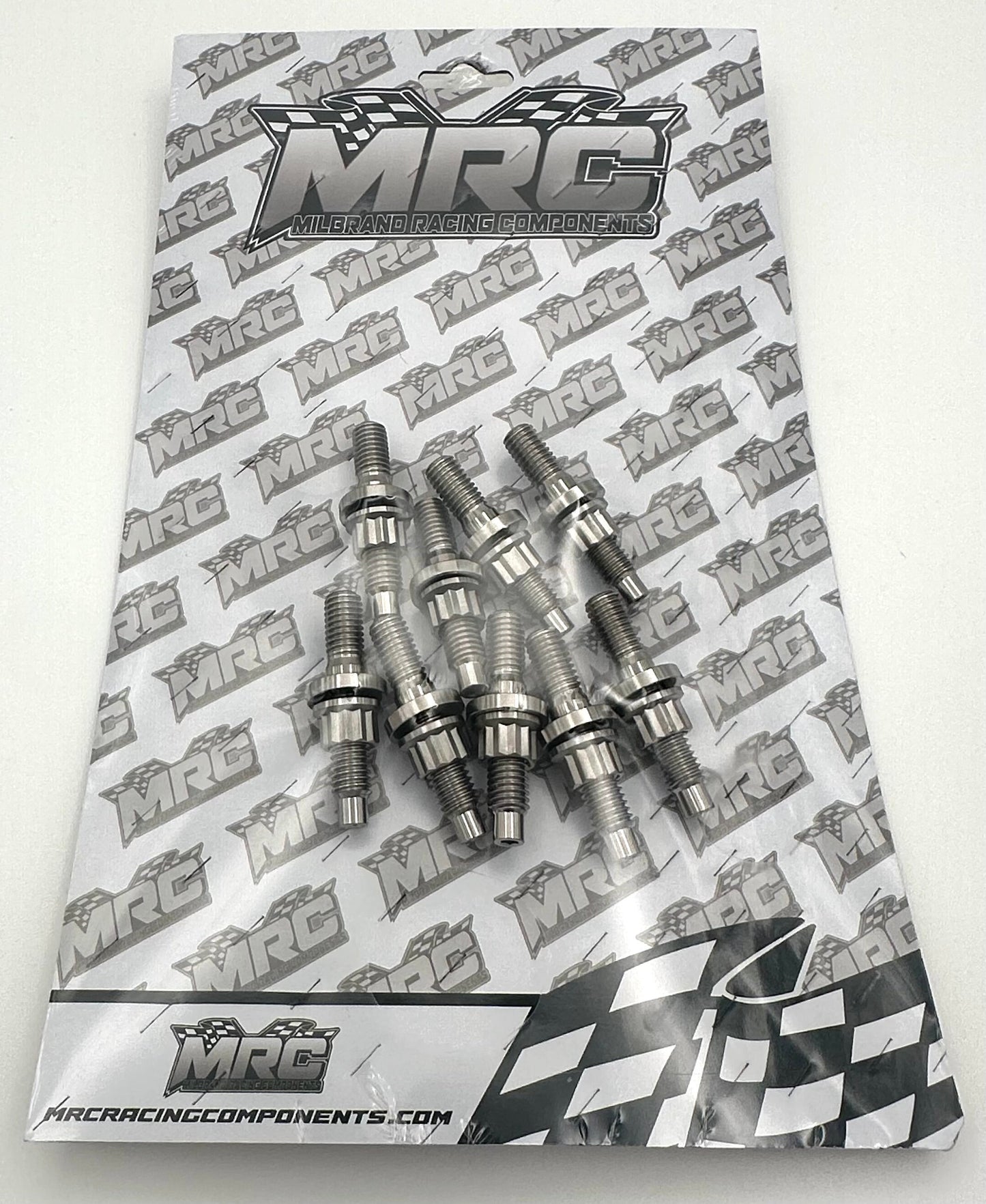 MRC Racing Components Honda B,D,F,H,J Series/Chevy Ecotec 45mm Raw Titanium Exhaust/Intake Stud Kit