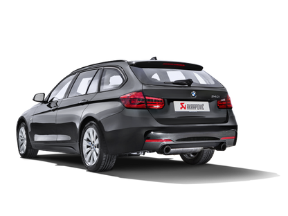 Akrapovic 16-17 BMW 340i (F30 F31) Evolution Line Cat Back (SS) w/ Carbon Tips (Req. Link Pipe) MTP-BM/SS/2H