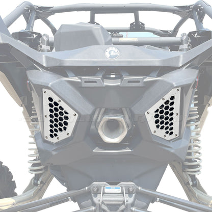 Billet Rear Grille Bezels Can Am X3 2 and 4 seat models