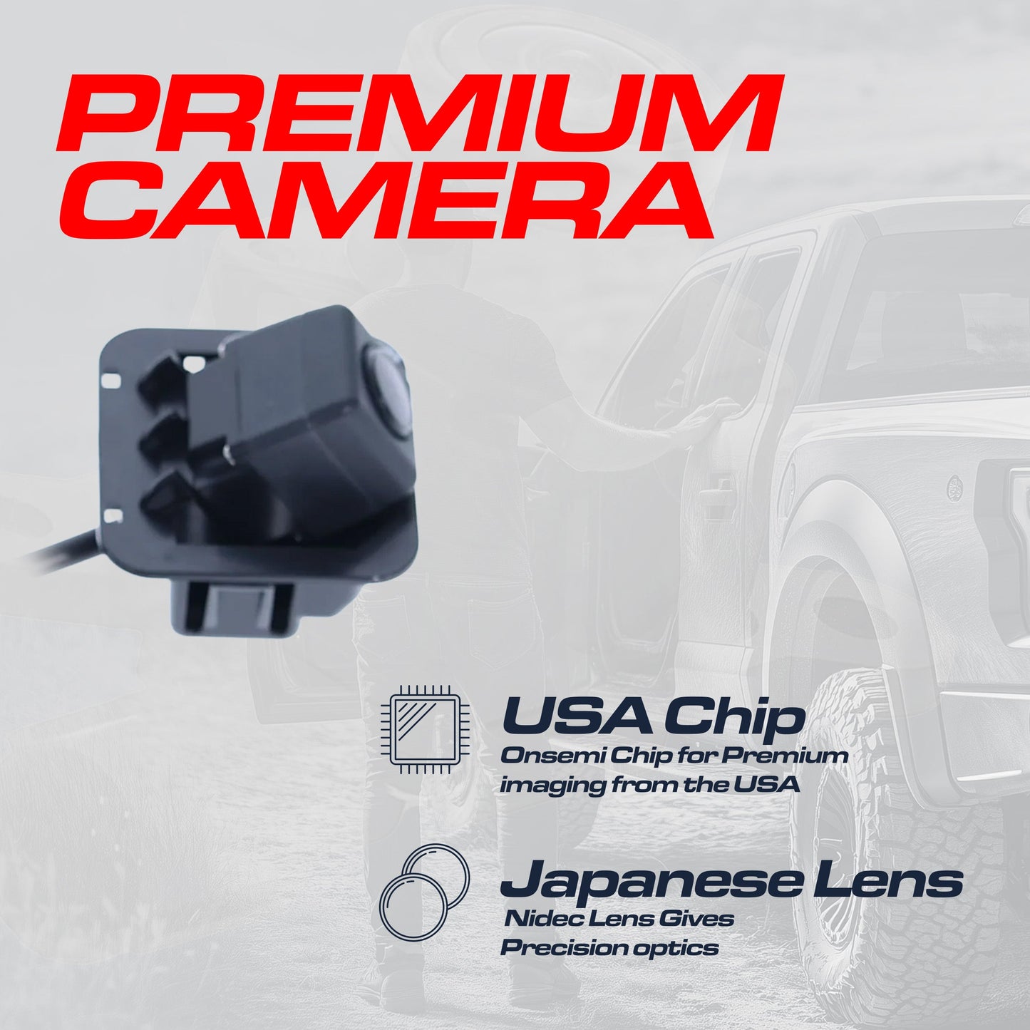 GMC Acadia/Denali w/o Surround View (2017-2019) OEM Replacement Backup Camera OE Part # 23132328