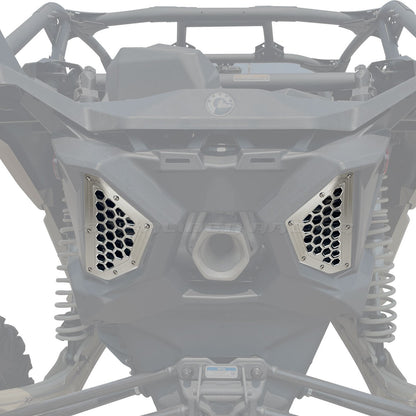 Billet Rear Grille Bezels Can Am X3 2 and 4 seat models