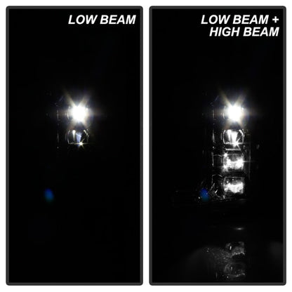Spyder Ford F-250/F-350/F450 17-18 Full LED Headlights Black PRO-YD-FS17HALAP-SEQ-C 5087447