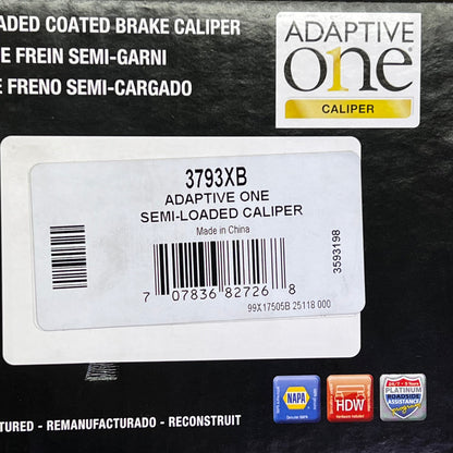 NAPA Adaptive One Brake Single Piston Remanufactured For Chevrolet & GMC 3793XB