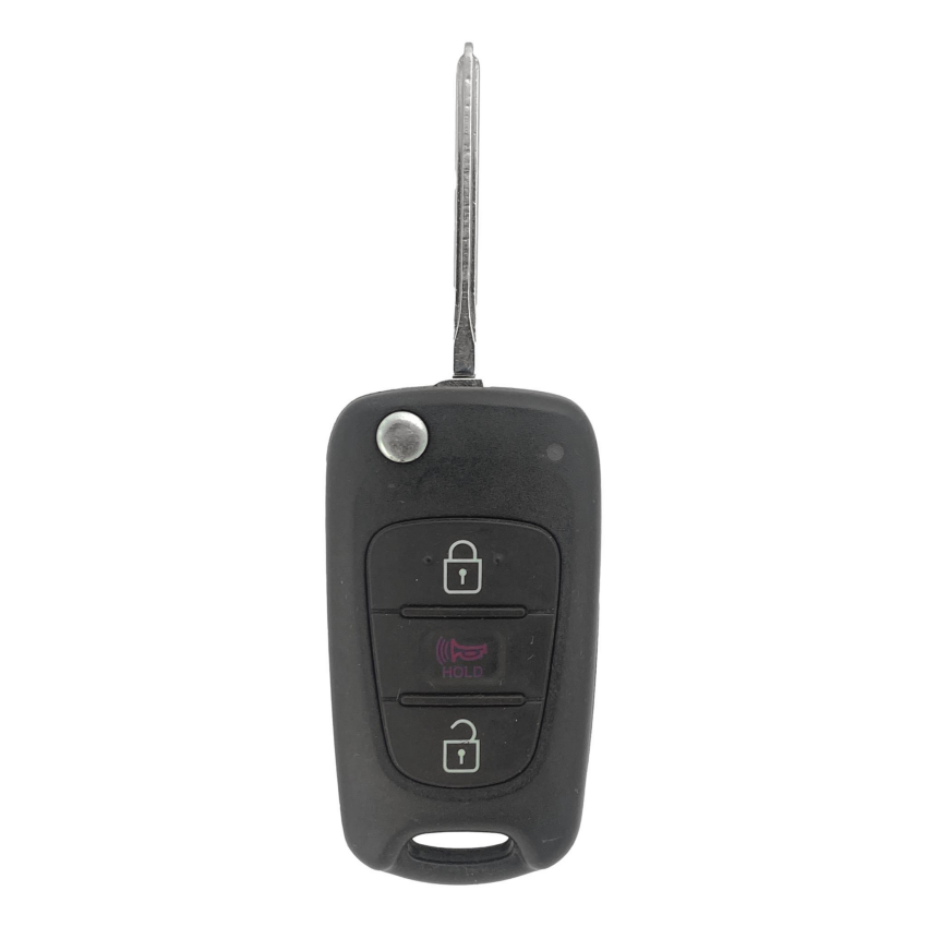 Kia Rio 2012-2013 OEM 3 Button Flip Key Remote TQ8-RKE-3F02