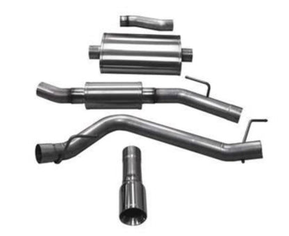 Corsa 2020 Jeep Gladiator JT 3.0in Cat-Back Single Touring Side Exit w/ 4.0in Polished Tip 21062