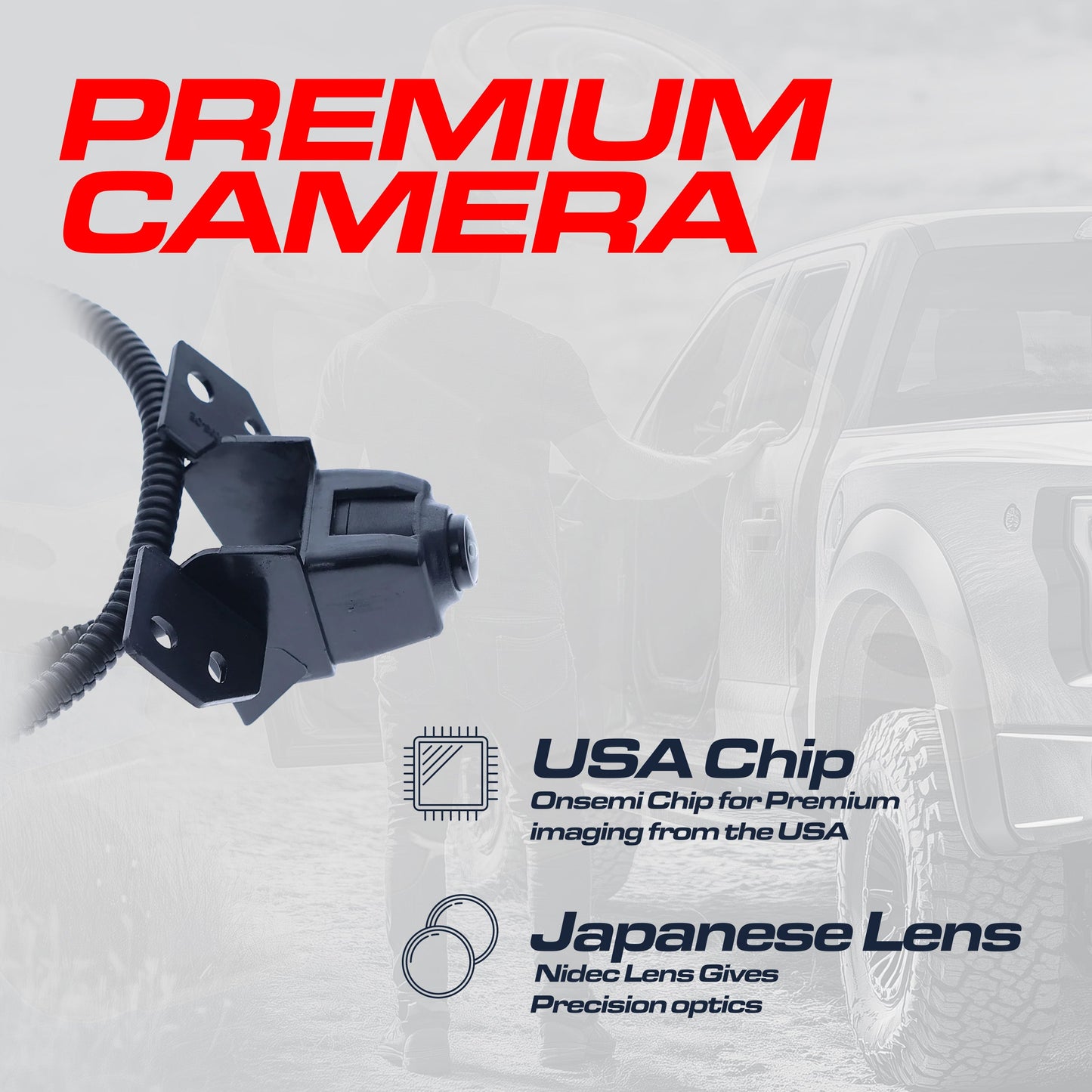 Chevrolet Camaro Coupe / Convertible (2014-2015) OEM Replacement Backup Camera OE Part # 22767362, 22872078, 22915366