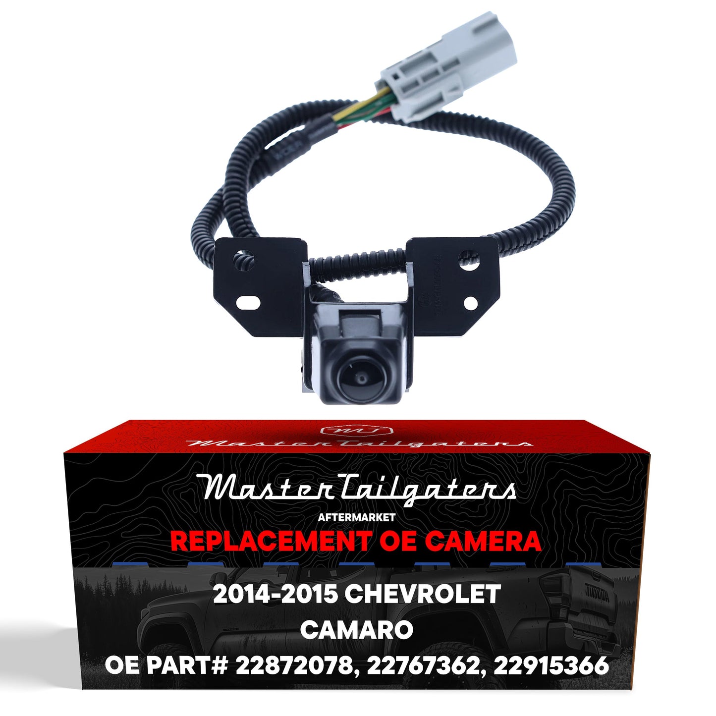 Chevrolet Camaro Coupe / Convertible (2014-2015) OEM Replacement Backup Camera OE Part # 22767362, 22872078, 22915366