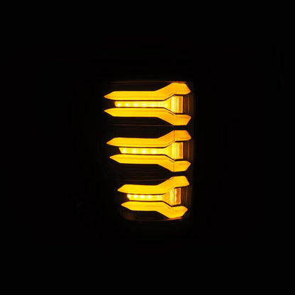 AlphaRex 21-22 Ford F-150 LUXX LED Tailights Black/Red 653030 *Discontinued