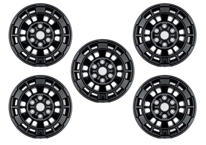 Ford Racing 21-24 Bronco 17in x 8.5in Matte Black Wheel Kit M-1007K-P1785MB