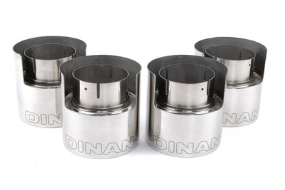 Dinan Valved Axle-Back Exhaust - 2023-2025 BMW M2 Stainless Steel - Polished Tips - G87