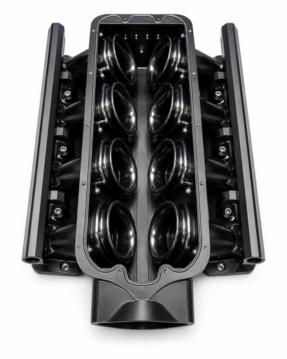 Granatelli ZILLA Black Billet LS Intake Manifold – 105mm Inlet – 980105