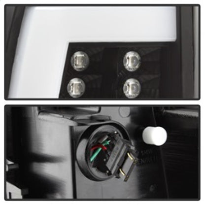 Spyder 00-06 GMC Yukon/Yukon XL V2 Light Bar LED Tail Lights - Black (ALT-YD-CD00V2-LBLED-BK) 5084149
