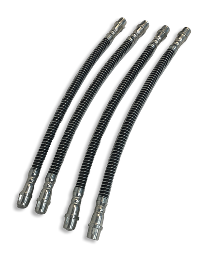 PMB Performance DirectFit Rubber Brake Lines - Set of 4 - 2016-22 Porsche Boxster/Spyder/Cayman