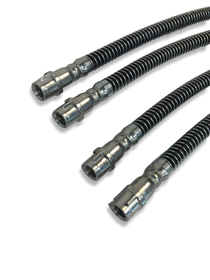 PMB Performance DirectFit Rubber Brake Lines - Set of 4 - 2016-22 Porsche Boxster/Spyder/Cayman