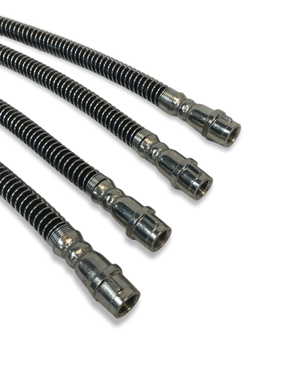 PMB Performance DirectFit Rubber Brake Lines - Set of 4 - 2016-22 Porsche Boxster/Spyder/Cayman