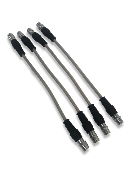 PMB Performance DirectFit Stainless-Steel Brake Lines - Set of 4 - 2016-22 Porsche Boxster/Spyder/Cayman