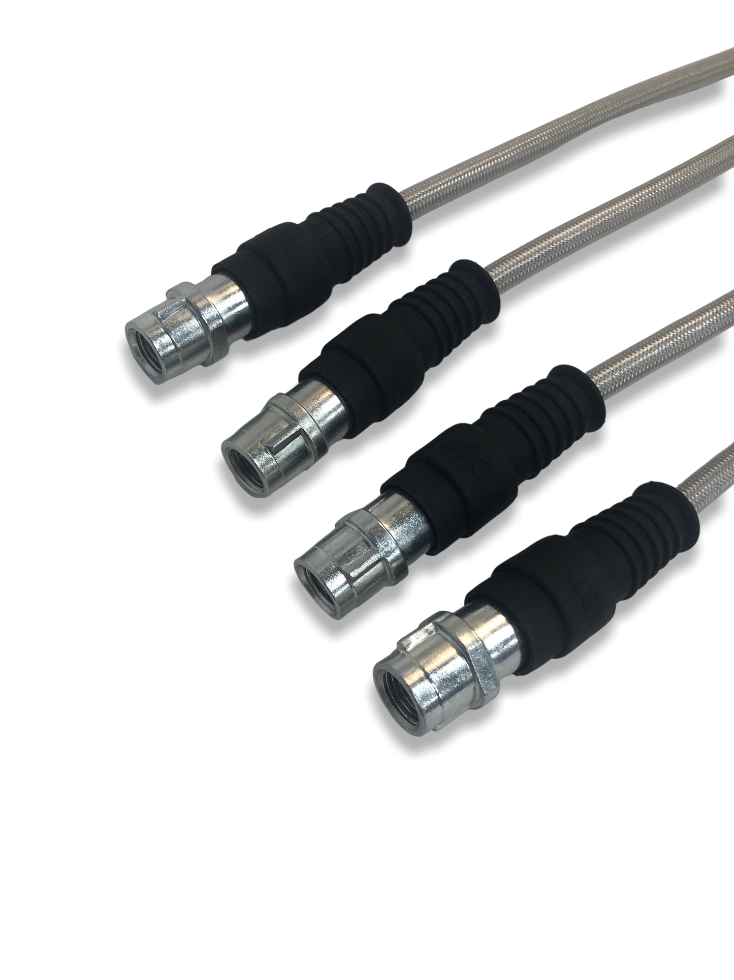 PMB Performance DirectFit Stainless-Steel Brake Lines - Set of 4 - 2016-22 Porsche Boxster/Spyder/Cayman
