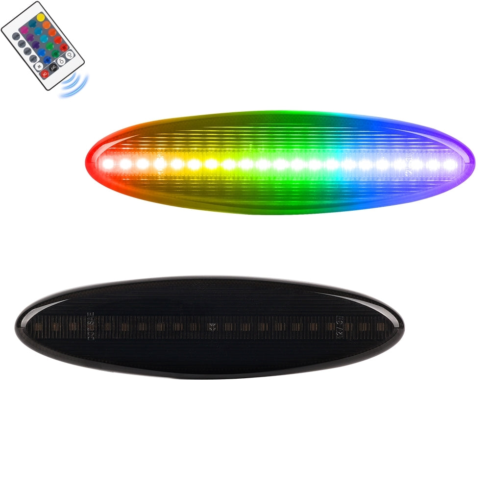 CORVETTE 97-04 REAR RGB DYNAMIC LED SIDE MARKERS w/ REMOTE
