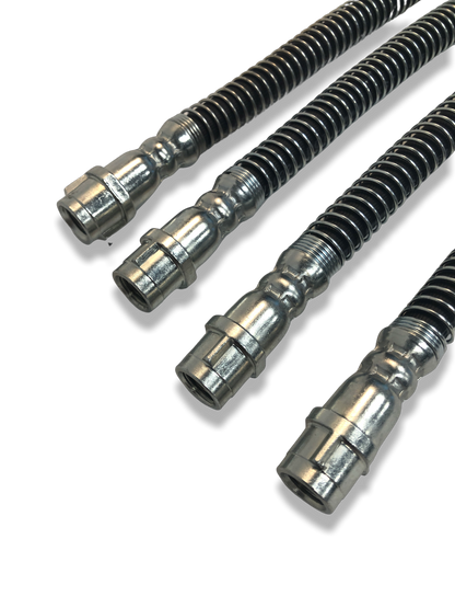 PMB Performance DirectFit Rubber Brake Lines - Set of 4 - 1997-04 Porsche Boxster