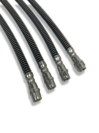PMB Performance DirectFit Rubber Brake Lines - Set of 4 - 1997-04 Porsche Boxster