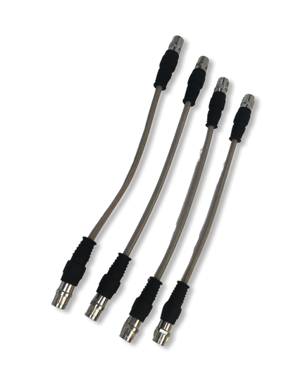 PMB Performance DirectFit Stainless-Steel Brake Lines - Set of 4 - 1997-04 Porsche Boxster