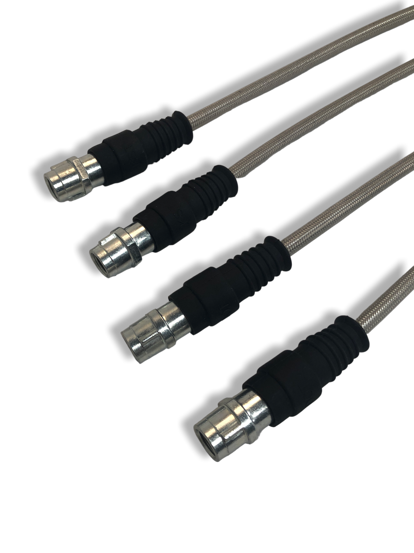PMB Performance DirectFit Stainless-Steel Brake Lines - Set of 4 - 1997-04 Porsche Boxster