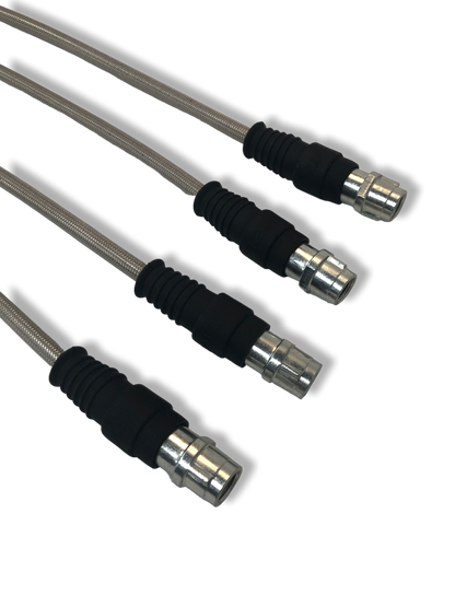 PMB Performance DirectFit Stainless-Steel Brake Lines - Set of 4 - 1997-04 Porsche Boxster