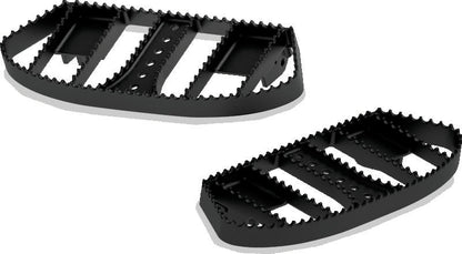 Burly Brand MX Floorboards - Black B13-1050B
