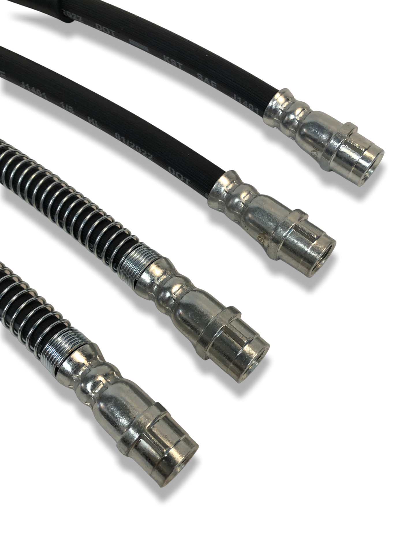 PMB Performance DirectFit Rubber Brake Lines - Set of 4 - 2005-12 Porsche Boxster/Cayman