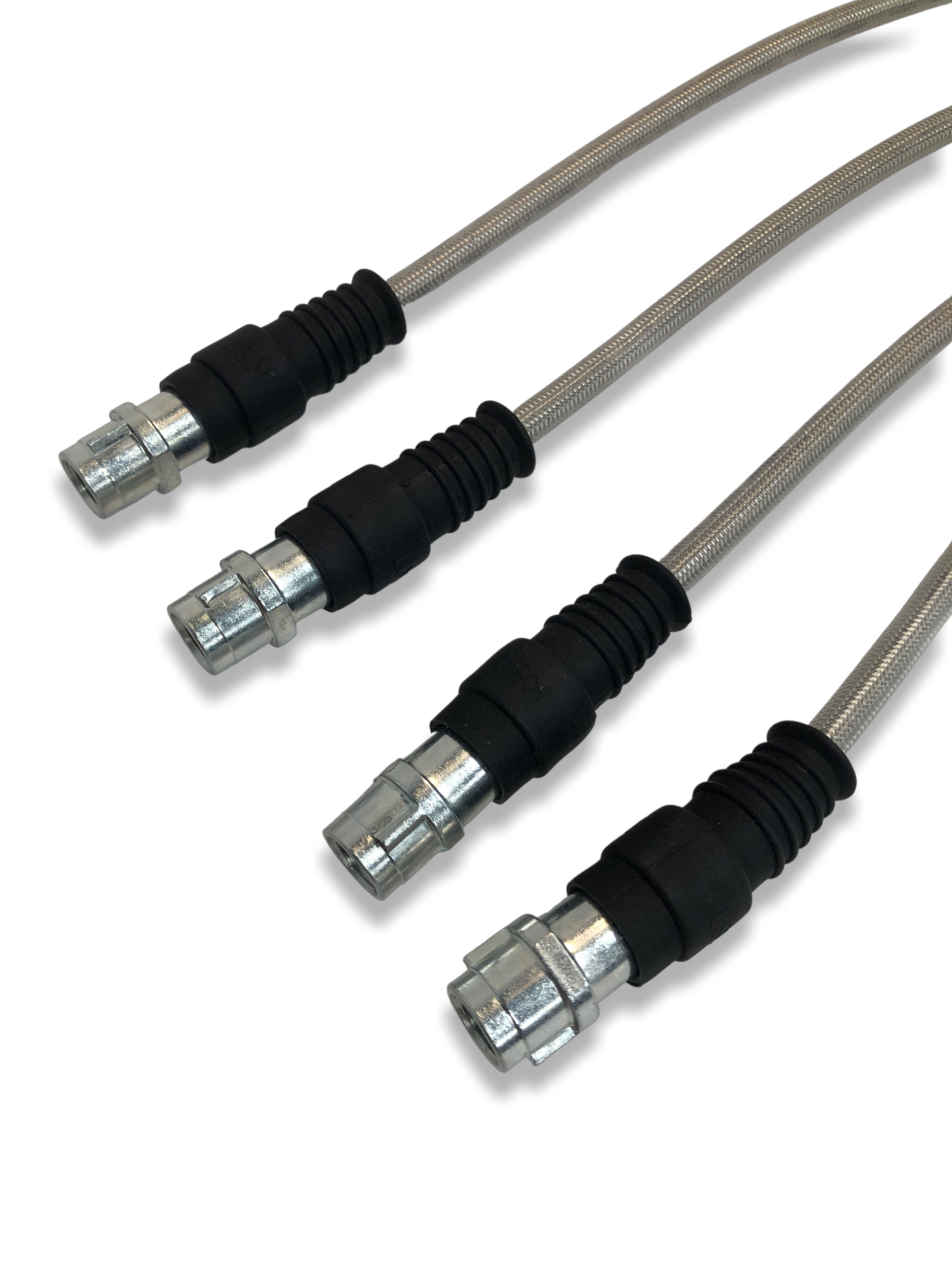 PMB Performance DirectFit Stainless-Steel Brake Lines - Set of 4 - 2005-12 Porsche Boxster/Cayman