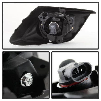 Spyder Mazda 3 2014+ OEM Fog Light w/Switch- Clear FL-MM32014-C 5077776