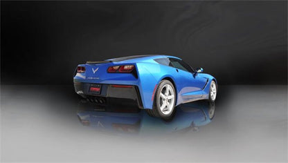 Corsa Performance 2015 Chevy Corvette Z06 2.75in Axle Back Exhaust Black Dual Rear